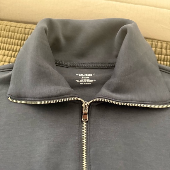 Old Navy blue Zip-Up Sweatshirt S P - Picture 3 of 3